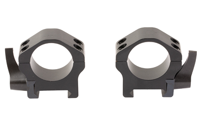 Warne Maxima Horizontal Quick Disconnect Ring, Fits 1" Optics, Low Height, Steel Construction, Matte Finish, Black