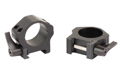 Warne Maxima Horizontal Quick Disconnect Ring, Fits 1" Optics, Low Height, Steel Construction, Matte Finish, Black — photo 2