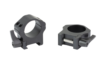 Warne Maxima Horizontal Quick Disconnect Ring, Fits 1" Optics, Medium Height, Steel Construction, Matte Finish, Black — photo 2