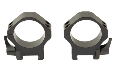 Warne Maxima Horizontal Quick Disconnect Ring, Fits 34MM Optics, Medium Height, Steel Construction, Matte Finish, Black