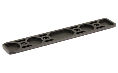 Warne Tactical ARCA Rail, Fits M-LOK, 8" Long, Matte Anodized Finish, Black
