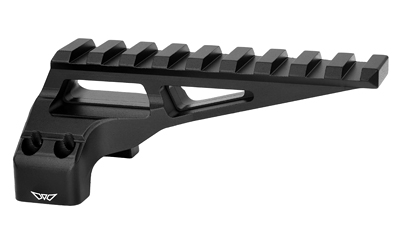 Warne Diving Board, 30mm, Fits Warne Skyline Mount, Anodized Finish, Black