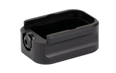 Warne Magazine Extension, Fits Glock 17/22, 9MM/.40 S&W, +3/+2, Black