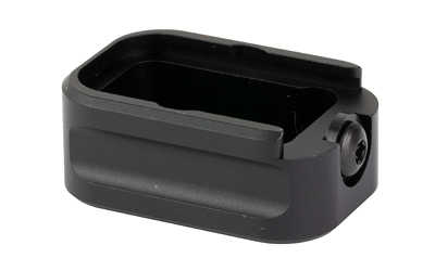Warne Magazine Extension, Fits Glock 17/22, 9MM/.40 S&W, +3/+2, Black — photo 2