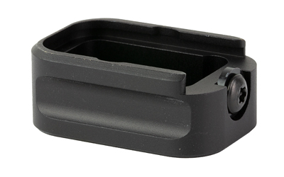 Warne Magazine Extension, Fits Glock 19/23, 9MM/.40 S&W, +3/+2, Black — photo 2