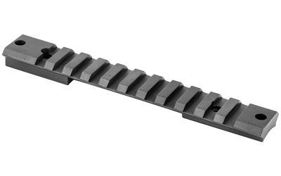 Warne Tactical 1 Piece Base, Fits Remington Short Action, with 20 MOA Incline, Matte Finish — photo 2