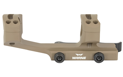 Warne Quick Detach Cantilever Mount, 30mm, Fits AR Rifles, Extended Skeletonized, Dark Earth Finish — photo 3