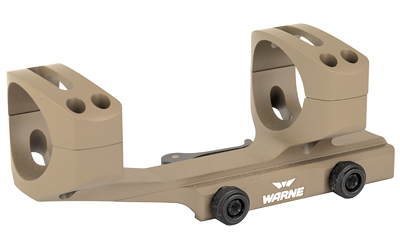 Warne Quick Detach Cantilever Mount, 34mm, Fits AR Rifles, Extended Skeletonized, Dark Earth Finish