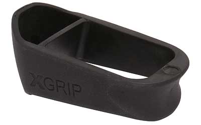 X-GRIP Magazine Spacer, Fits Glock 19/23, Black, +2 Rounds