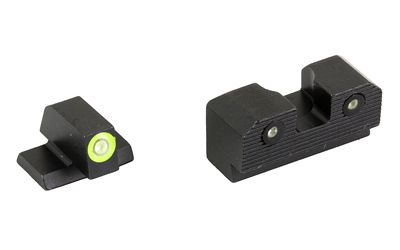 XS Sights R3D 2.0, Tritium Night Sight, Fits Canik TP9SF, Green Front Outline, Green Tritium Front/Rear — photo 2