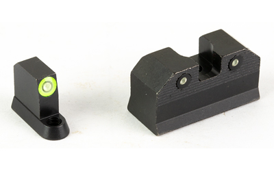 XS Sights R3D, 2.0, Tritium Night Sight, For CZ P10, Suppressor Height, Green Front Outline, Green Tritium Front/Rear — photo 2