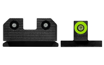 XS Sights R3D 2.0, Tritium Night Sight, Fits S&W M&P Shield OR, Green Front Outline, Green Tritium Front/Rear — photo 3