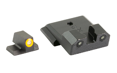 XS Sights R3D 2.0, Tritium Night Sight, Fits S&W M&P Shield OR, Orange Front Outline, Green Tritium Front/Rear — photo 2