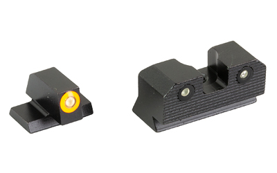 XS Sights R3D 2.0, Tritium Night Sight, Fits S&W M&P OR Full Size & Compact, Orange Front Outline, Green Tritium Front/Rear — photo 2
