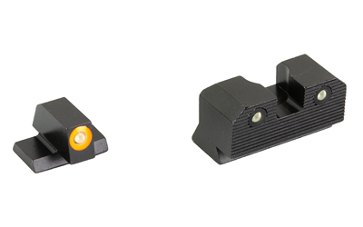 XS Sights R3D 2.0, Tritium Night Sight, Fits S&W M&P Shield, Orange Front Outline, Green Tritium Front/Rear — photo 2