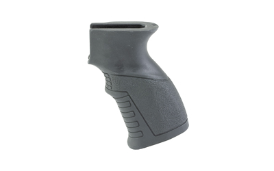 XTS AK Rubberized Pistol Grip, Fits AK Pattern Rifles, Finger Grooves, Black