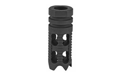 Yankee Hill Machine Co Phantom Muzzle Brake, Aggressive/Toothed, 1/2X28, Fits AR Rifles, Black Finish — photo 2