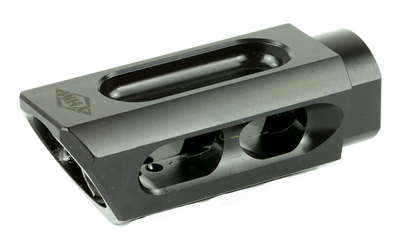 Yankee Hill Machine Co Slant Brake/Compensator, Muzzle Brake, 9MM, Black, 1/2X36, AR