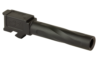 Zaffiri Precision Pistol Barrel, 9MM, 3.95", Flush and Crown, Fits Glock 19 Gen 5, Nitride Finish, Black — photo 2