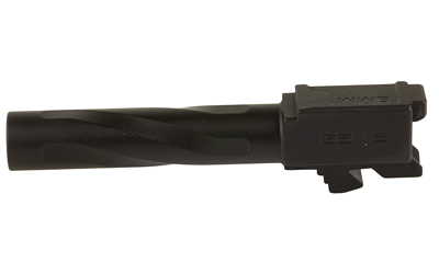 Zaffiri Precision Pistol Barrel, 9MM, 3.95", Flush and Crown, Fits Glock 19 Gen 5, Nitride Finish, Black — photo 3