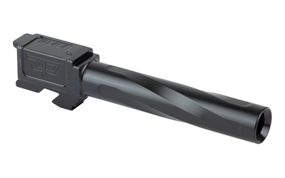 Zaffiri Precision Pistol Barrel, 9MM, 4.37", Flush and Crown, Fits Glock 17 Gen 3, Nitride Finish, Black — photo 2