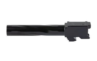 Zaffiri Precision Pistol Barrel, 9MM, 4.37", Flush and Crown, Fits Glock 17 Gen 3, Nitride Finish, Black — photo 3