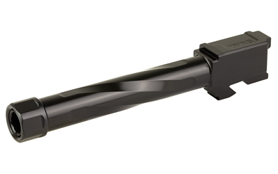 Zaffiri Precision Pistol Barrel, 9MM, 4.97", Threaded, Fits Glock 17 Gen 3, Nitride Finish, Black