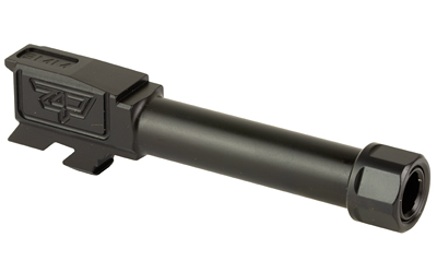 Zaffiri Precision Pistol Barrel, 9MM, 3.9", Threaded, Fits Glock 43, Nitride Finish, Black — photo 2