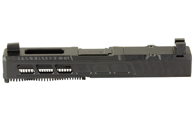 Zaffiri Precision ZPS.3 Slide, Fits GLOCK 19 Gen 3, Top Ported Barrel, Cerakote Finish, Black, RMR Optic Cut, Blacked Out Co-witness Height Sights — photo 3